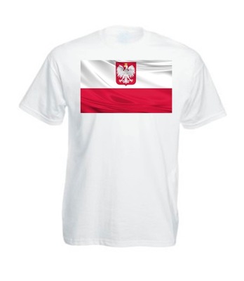 KOSZULKA POLSKA PATRIOTYCZNA T-SHIRT KIBICA XS