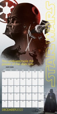 Star Wars Classic kalendarz ścienny 2022 ORYGINAŁ