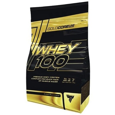 TREC WHEY 100 900G GOLD CORE LINE KONCENTRAT IZOLAT WPC WPI TRUSKAWKA