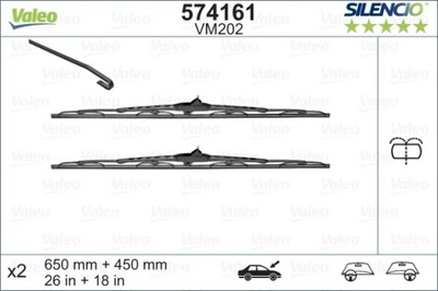 VALEO 574161 ЛИСТ ДВОРНИКИ