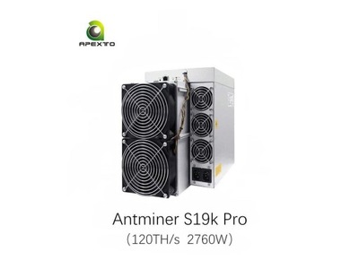 Bitmain Antminer S19k Pro 120TH/S 2760W Koparka bitcoinów z zasilaczem