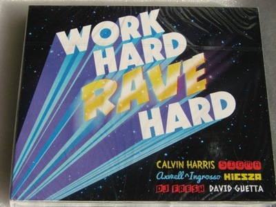 Work Hard Rave Hard 2CD 2015 Nowa Guetta DJ Tiesto