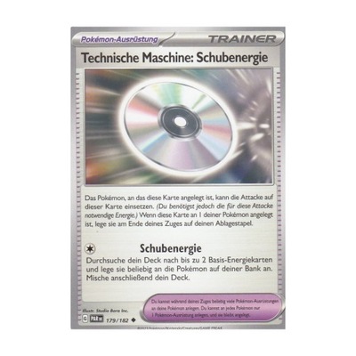 Pokemon Technical Machine: Turbo Energize (PAR 179) 179/182 Reverse Holo