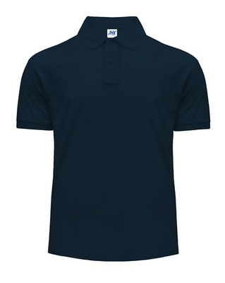 Koszulka polo unisex granatowa 100% bawełna