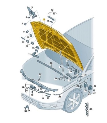 Капот крышка багажника передняя оригинальный номер audi a4 b8 8k0823029h оригинал фото №1