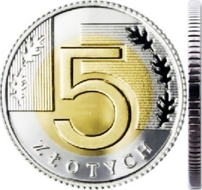 5 zł złotych 1996 mennicza mennicze z woreczka