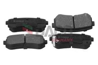 DACO 321315 SET PADS HAMULCOWYCH, BRAKES TARCZOWE  