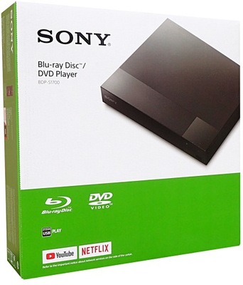 Odtwarzacz Blu-Ray DVD CD USB MP3 AVI Sony BDP-S1700 HD Netflix YouTube