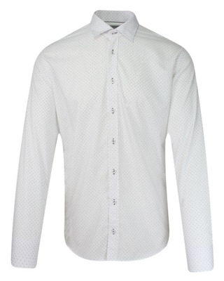 Biała Elegancka Koszula -QUICKSIDE- 39/170-176