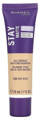 Rimmel London Stay Matte Full 200 Soft Beige 30 ml