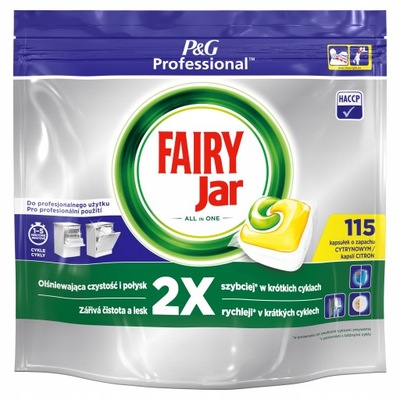 Fairy Professional Kapsułki do zmywarki All In One 115 szt.