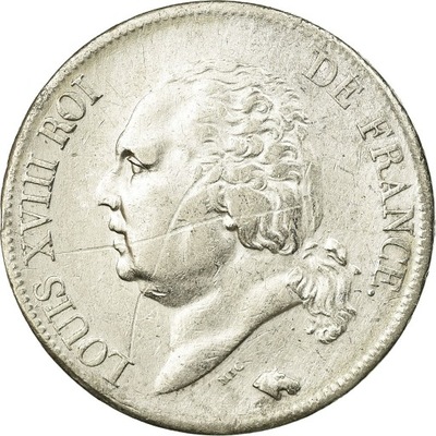 Moneta, Francja, Louis XVIII, Louis XVIII, 5 Franc