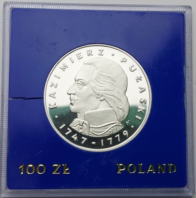 POLSKA - PRL : 100 złotych - Kazimierz Pułaski - 1976