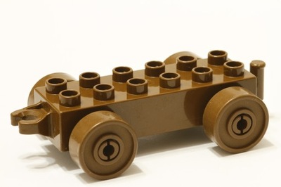 Lego Duplo podwozie brązowe