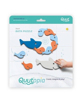 QUUT PUZZLE PIANKOWE ZABAWKA DO KĄPIELI REKINY