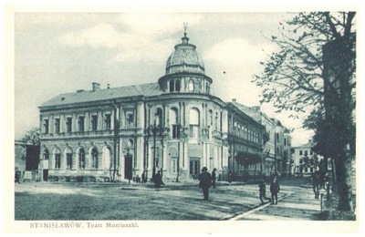 STANISŁAWÓW- Teatr Moniuszki - ca. 1920 STAN!