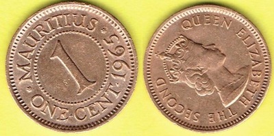Mauritius 1 Cent 1965 r.