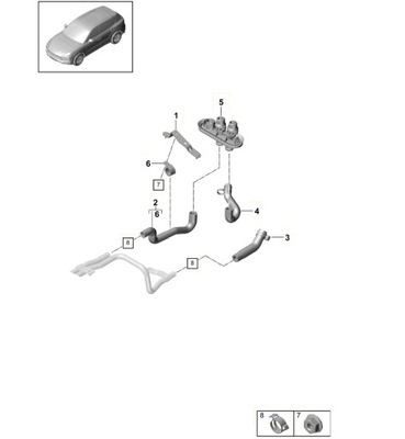 Адаптер porsche cayenne pab12129100 фото №1