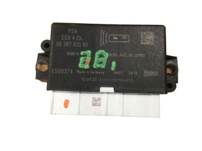 Модуль pdc парковки peugeot 2008 ii 9838793580 фото №1