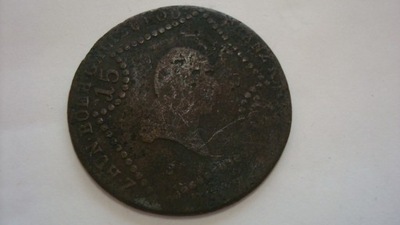 Moneta 15 krajcarów 1807 S stan 4