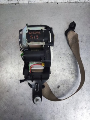 Mercedes w204 рестайлінг  ремінь безпеки лівий перед 616774500 кремовий фото №1