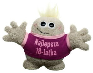 HUGMEEZ maskotka na urodziny NAJLEPSZA 18-LATKA