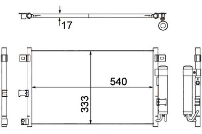 Hella конденсатор кондиционера mazda mx-5 iii 2.0 n фото №1