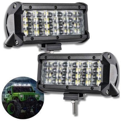 HALOGENAS LED BUDOWLANY TOLIMŲJŲ ŠVIESŲ 12V ŽIBINTAS DARBINĖ LED : AUTOMOBILIO OFF ROAD 