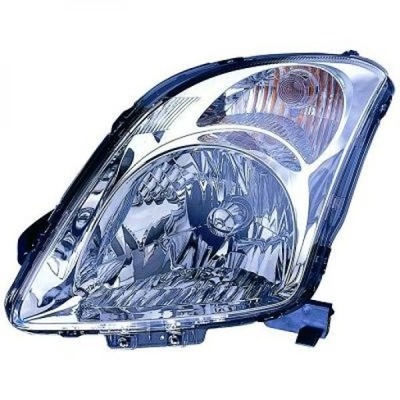 LAMP FRONT LEFT SUZUKI SWIFT 05-10 H4 CHROME  