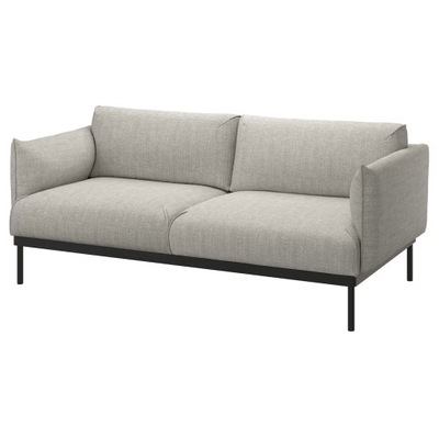 IKEA APPLARYD Sofa 2-osobowa, Lejde jasnoszary