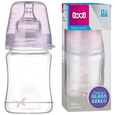 Lovi Butelka szklana Diamond Glass 150 ml Baby Sho