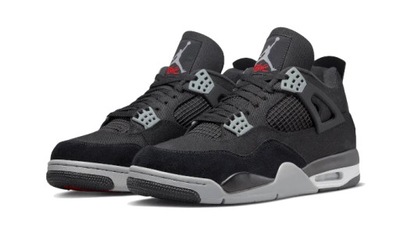 Nike Jordan 4 Black Canvas 39 EU / 6,5US 24,5 CM