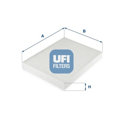 ФІЛЬТР, ВЕНТИЛЯЦІЯ СТОРОНИ ПАСАЖИРА UFI 53.312.00