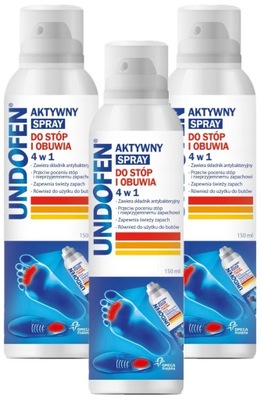 UNDOFEN aktywny spray do stóp i butów 4 w 1 150 ml