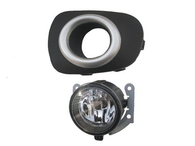 Mitsubishi l200 l-200 2009-2013 рамка + противотуманная фара левая фото №1