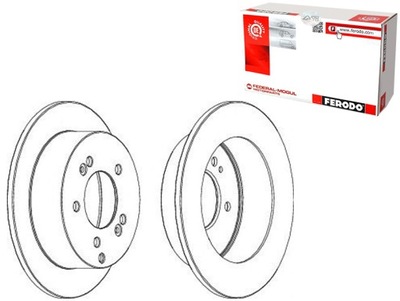 Тормозные диски тормозные 2szt hyundai sonata v tucson xg k фото №1
