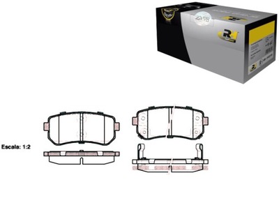 Roadhouse тормозные колодки тормозные hyundai accent i30 kia фото №1