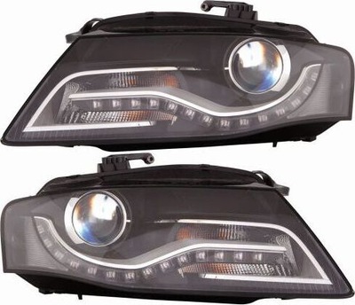 REJILLAS FAROS AUDI A4 B8 '07-'15 JUEGO DEPO  