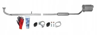 Daihatsu move 1.0i 12v 40-43kw 2000-2002 труба коллекторная гаситель+ gratisy фото №1