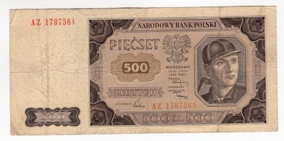 500 złotych 1948 AZ