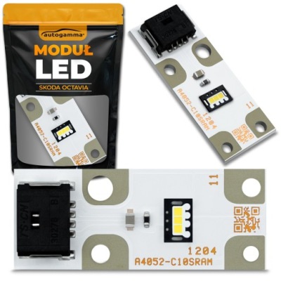 Модуль пластина led drl лампы фара skoda octavia iii a7 5e 2012-2017 фото №1