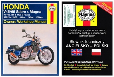 HONDA VF 750 SABRE MAGNA (1982-1988) MANUAL REPARACIÓN HAYNES +GRATIS 24H  