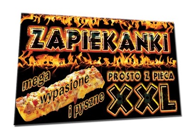 BANER 2x1 ZAPIEKANKI XXL BAR RESTAURACJA piec food