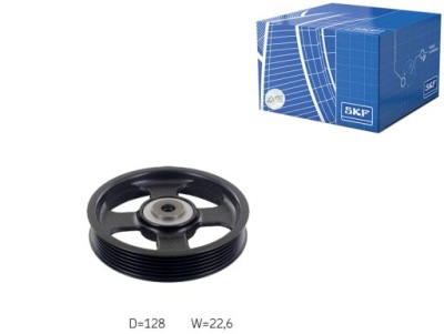 Skf vkm 65090 ролик направляющая / направляющая, ремень клиновой зубчатый фото №1
