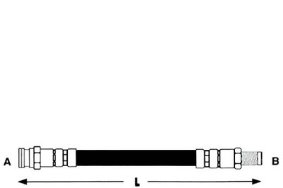 CABLE DE FRENADO LPR 60800372 71736960 4806C4 467  