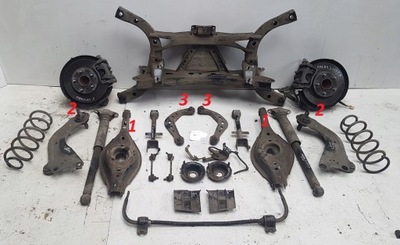 Амортизатор пружина задняя mazda 3 bm 13-16 2.0 фото №1