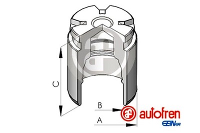 AUTOFREN SEINSA ПОРШЕНЬ СУППОРТА ТОРМОЗНОЙ ЗАД 34MM 48MM ABARTH 500