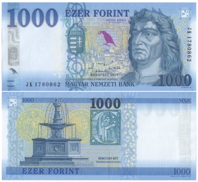 WĘGRY 1000 FORINTÓW 2023 P-W203d UNC