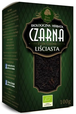 Herbata czarna liściasta BIO 100 g Dary Natury