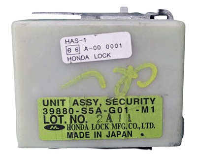 Модуль центрального замка honda civic vii 39880-s5a-g01-m1 + програмування фото №1